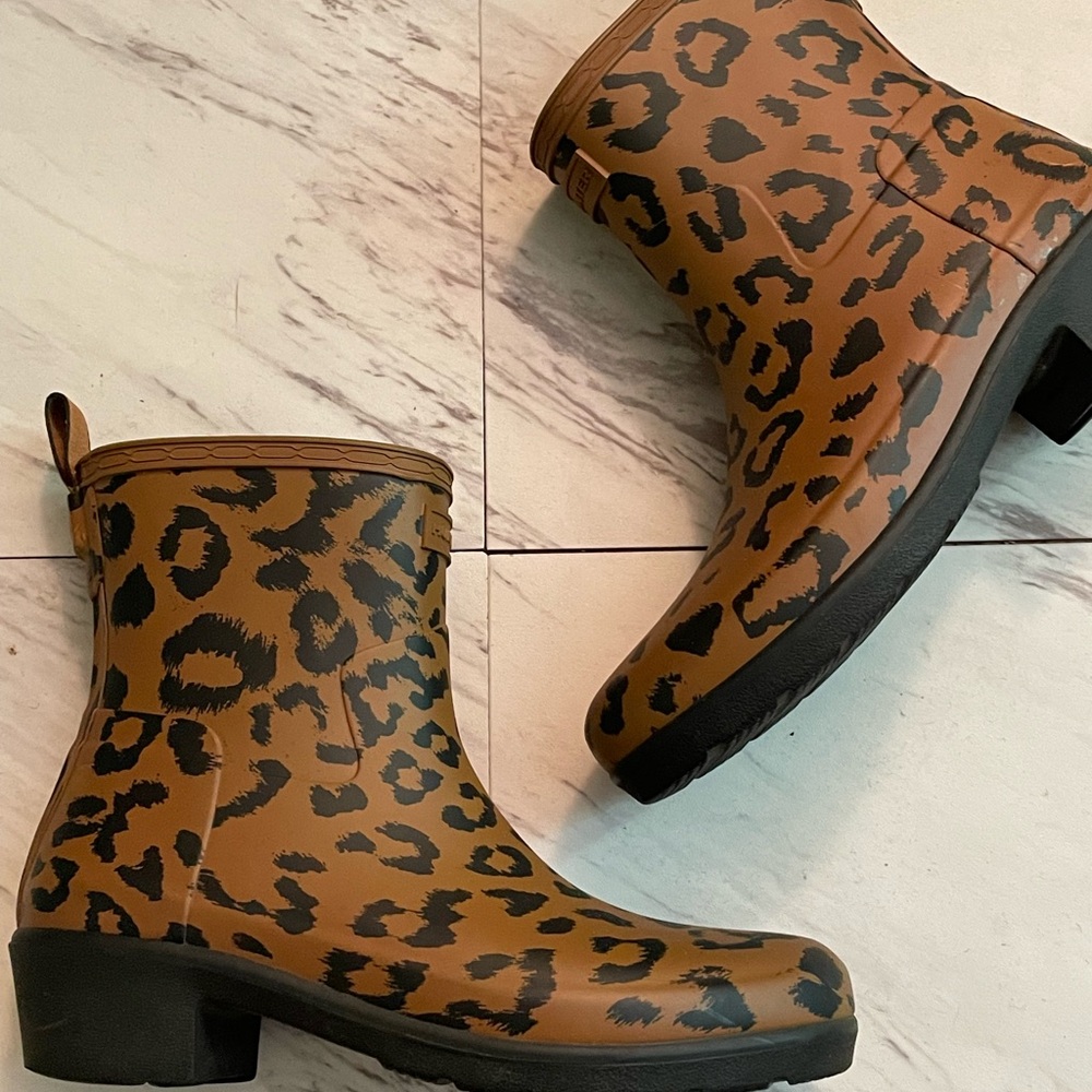 Hunter Cheetah Boots